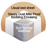 Physical Dust mite proof mechanism